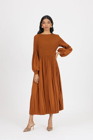 Faye Dress - Russet
