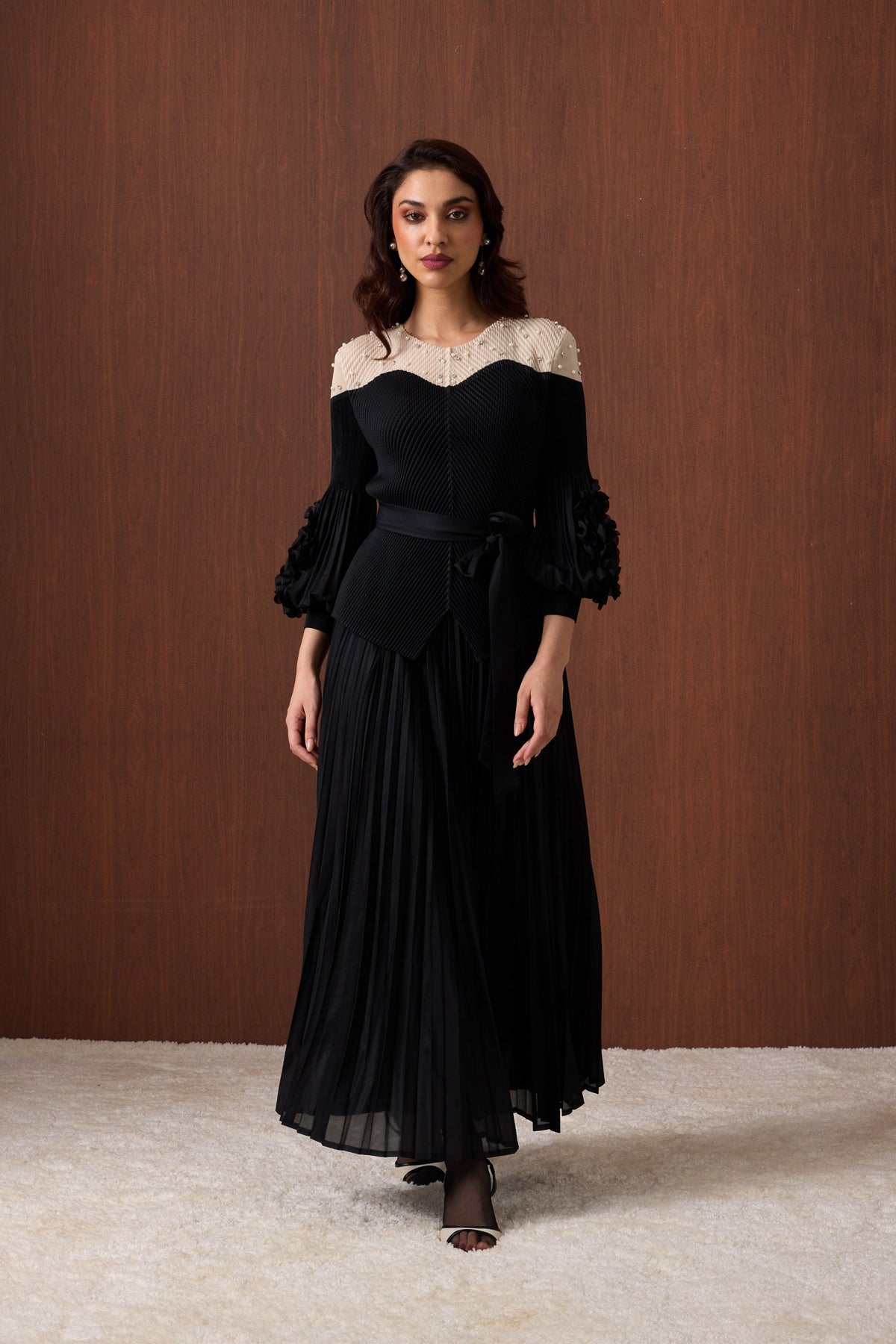 Lucille Skirt Set - Black
