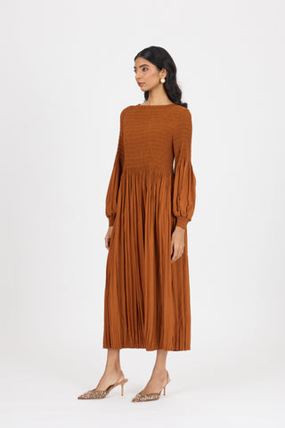 Faye Dress - Russet