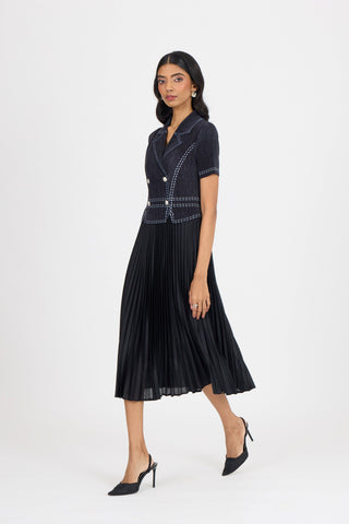 Claire Denim Dress - Black