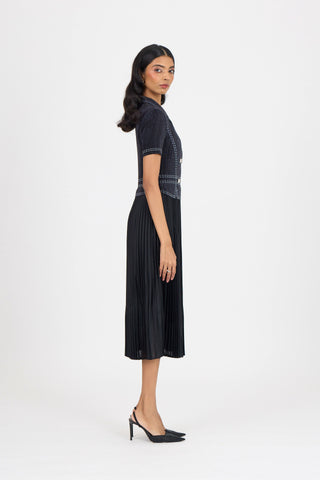 Claire Denim Dress - Black