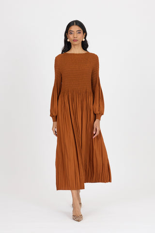 Faye Dress - Russet