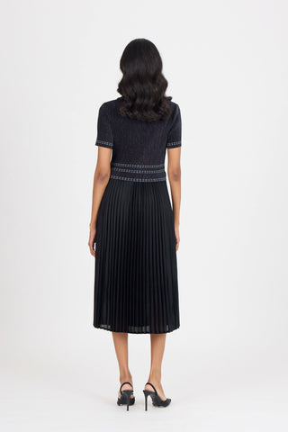 Claire Denim Dress - Black