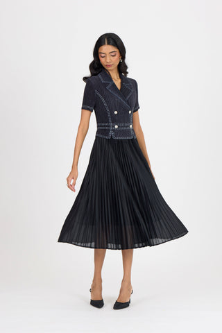 Claire Denim Dress - Black