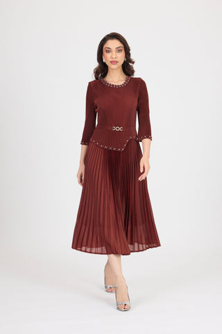 Ryleigh Dress - Garnet