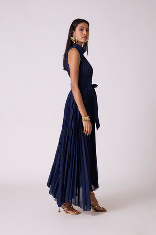 Czarina Dress - Navy