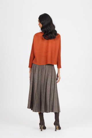 Lynet Top - Rust Orange