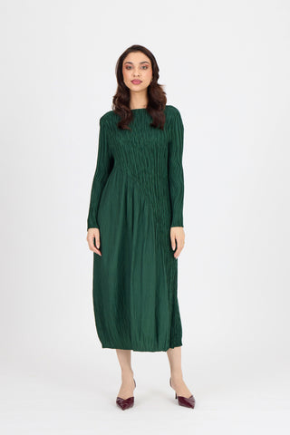 Willa Dress - Forest Green