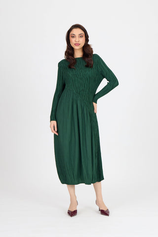 Willa Dress - Forest Green