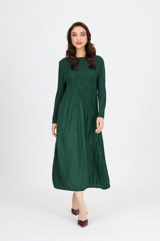 Willa Dress - Forest Green