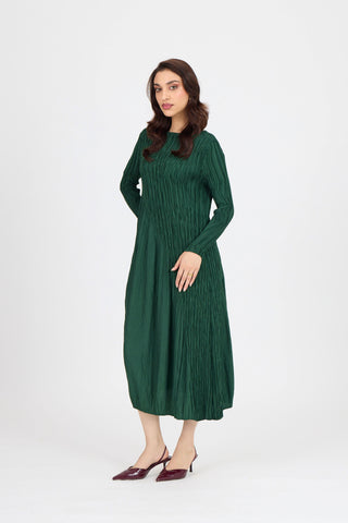 Willa Dress - Forest Green