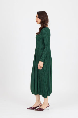 Willa Dress - Forest Green