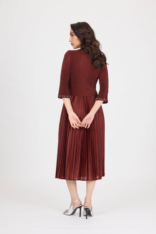 Ryleigh Dress - Garnet