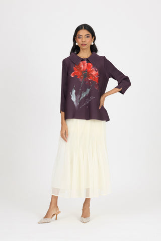 Andrea Shirt - Aubergine