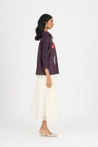 Andrea Shirt - Aubergine