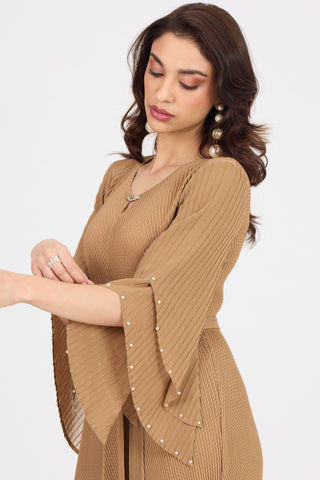 Josephine Dress - Taupe