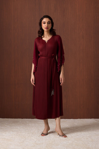 Josephine Dress - Garnet