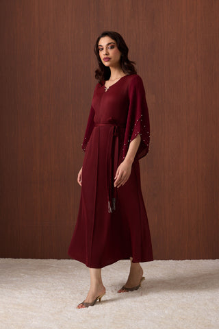 Josephine Dress - Garnet