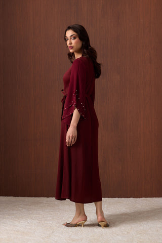 Josephine Dress - Garnet