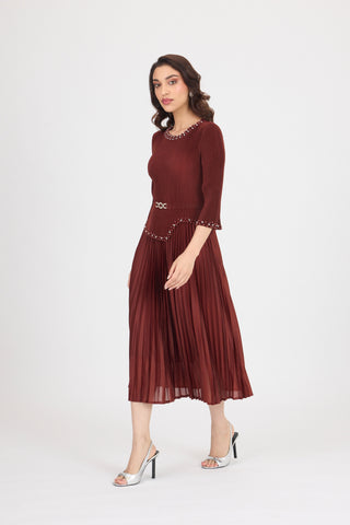 Ryleigh Dress - Garnet