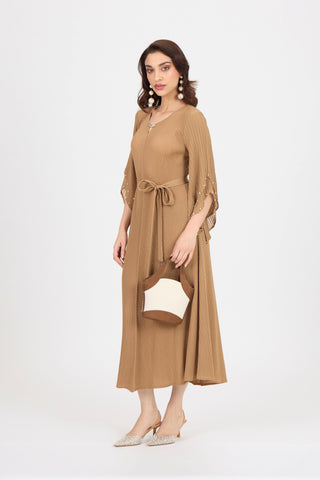 Josephine Dress - Taupe