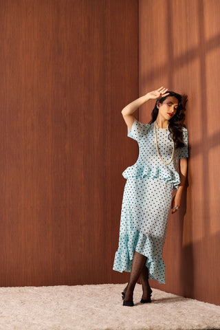 Analise Polka Set - Sweet Blue