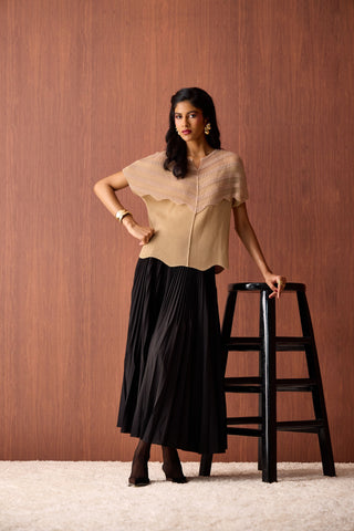 Antoinette Top - Light Mocha