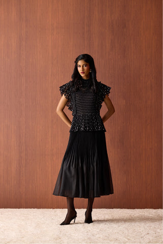 Molly Polka Top - Black