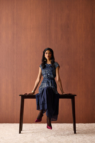 Valera Dress - Navy