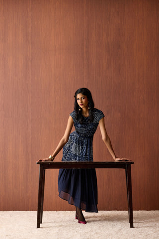 Valera Dress - Navy