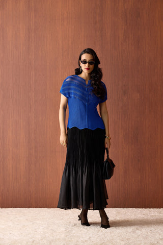 Antoinette Top - Sapphire Blue