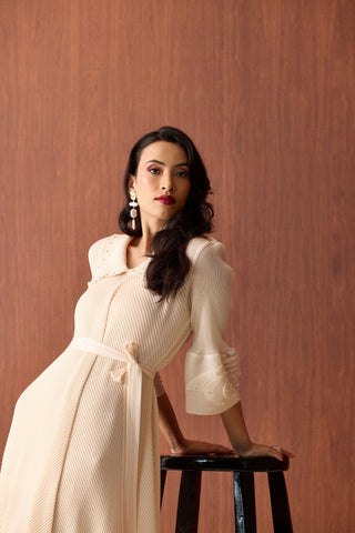 Trudy Dress - Apricot Cream