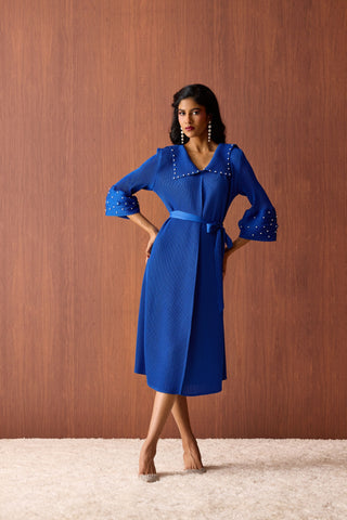 Trudy Dress - Sapphire Blue