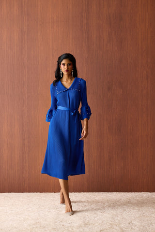 Trudy Dress - Sapphire Blue