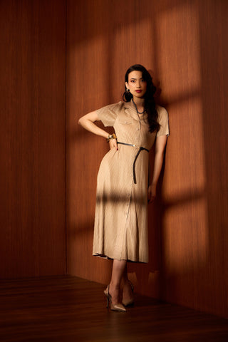 Aurora Dress - Taupe