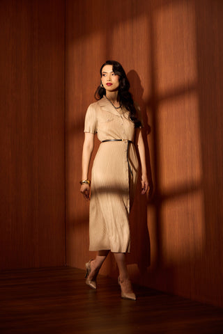 Aurora Dress - Taupe