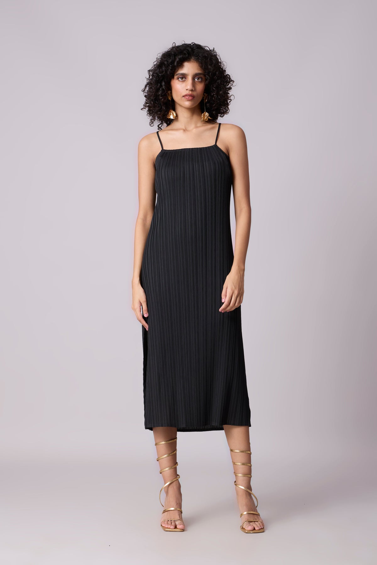 Olivia Slip Dress - Black