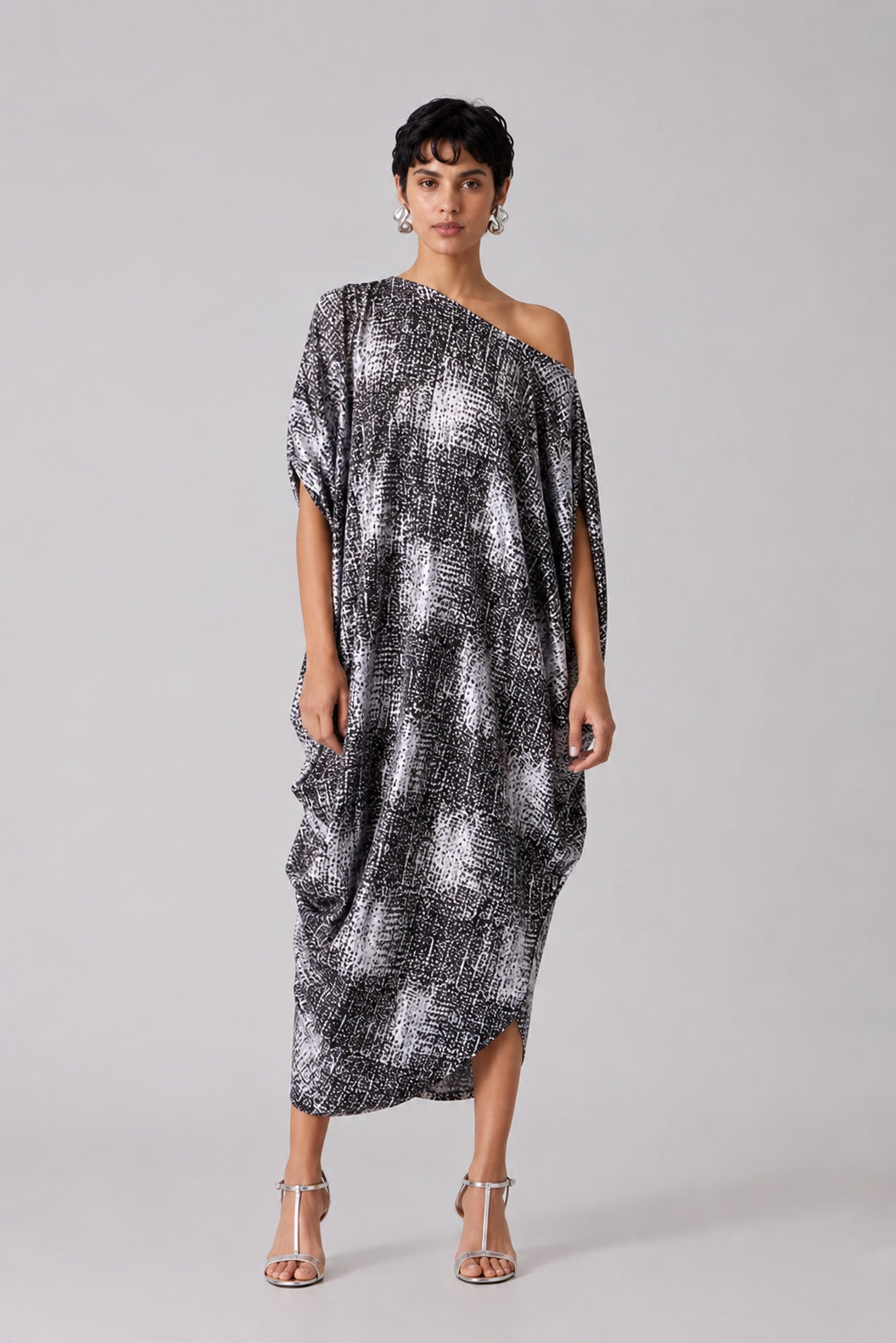 Ophelia Dress - Black & Silver