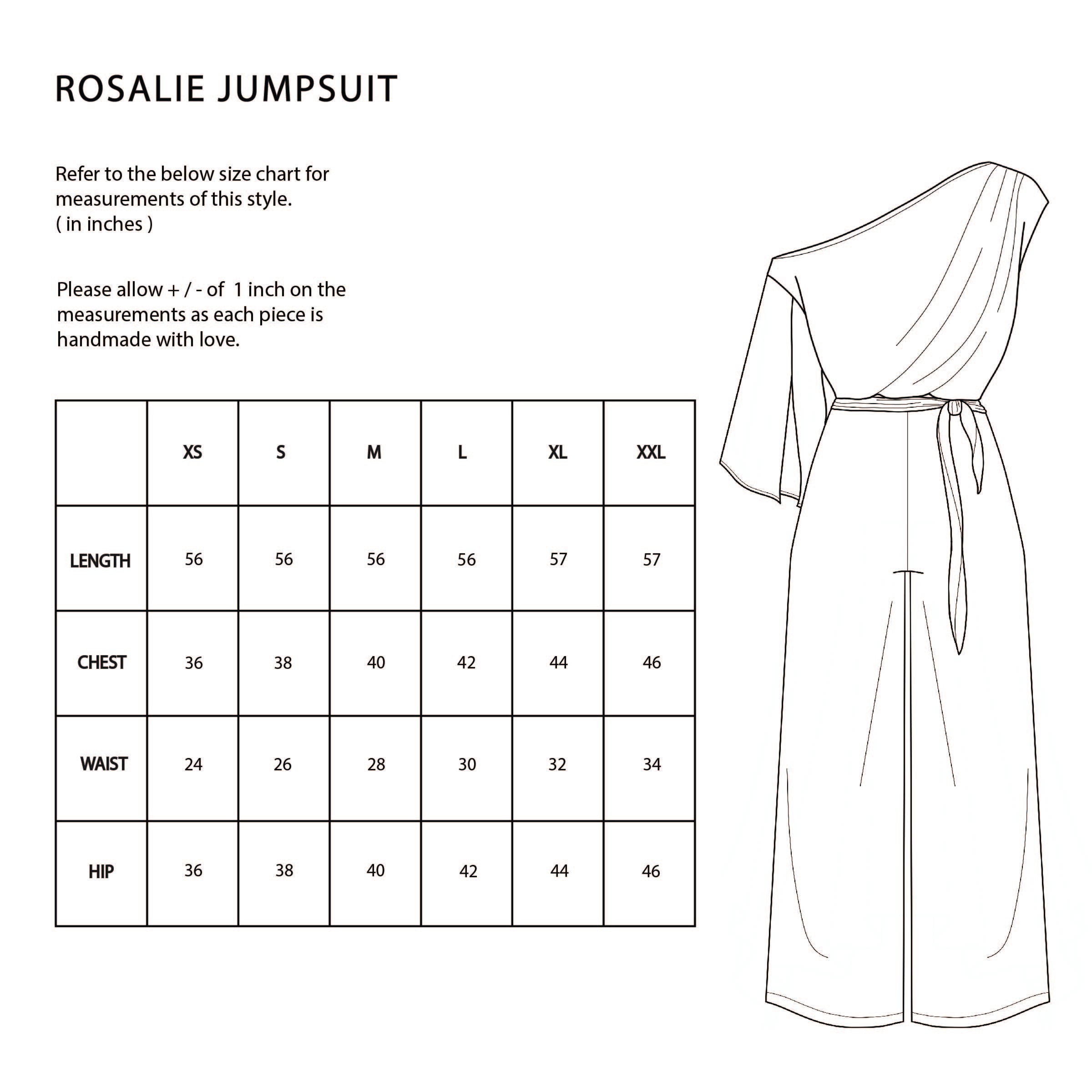Rosalie Jumpsuit - Wine