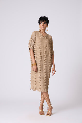 Jolene Dress - Champagne Beige