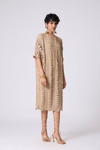 Jolene Dress - Champagne Beige
