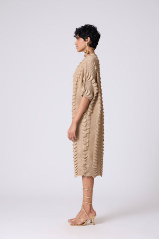 Jolene Dress - Champagne Beige