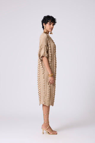 Jolene Dress - Champagne Beige