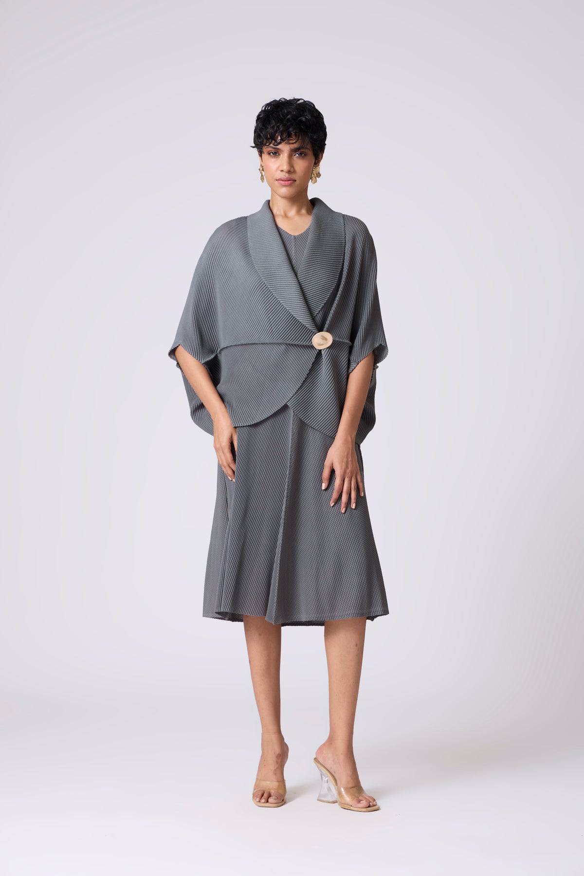 Fabiola Dress - Grey