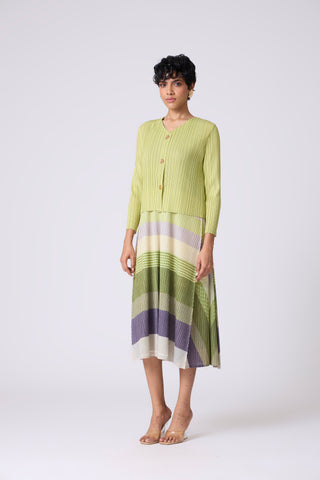 Kasey Overlay Dress - Pale Green