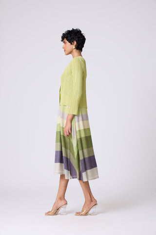 Kasey Overlay Dress - Pale Green
