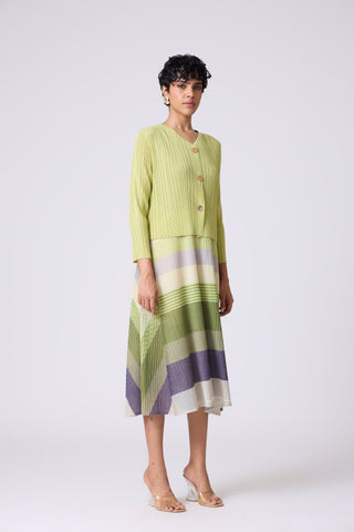 Kasey Overlay Dress - Pale Green