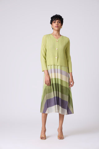 Kasey Overlay Dress - Pale Green