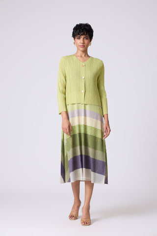 Kasey Overlay Dress - Pale Green