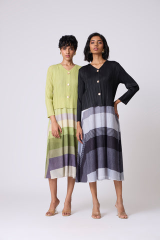 Kasey Overlay Dress - Pale Green